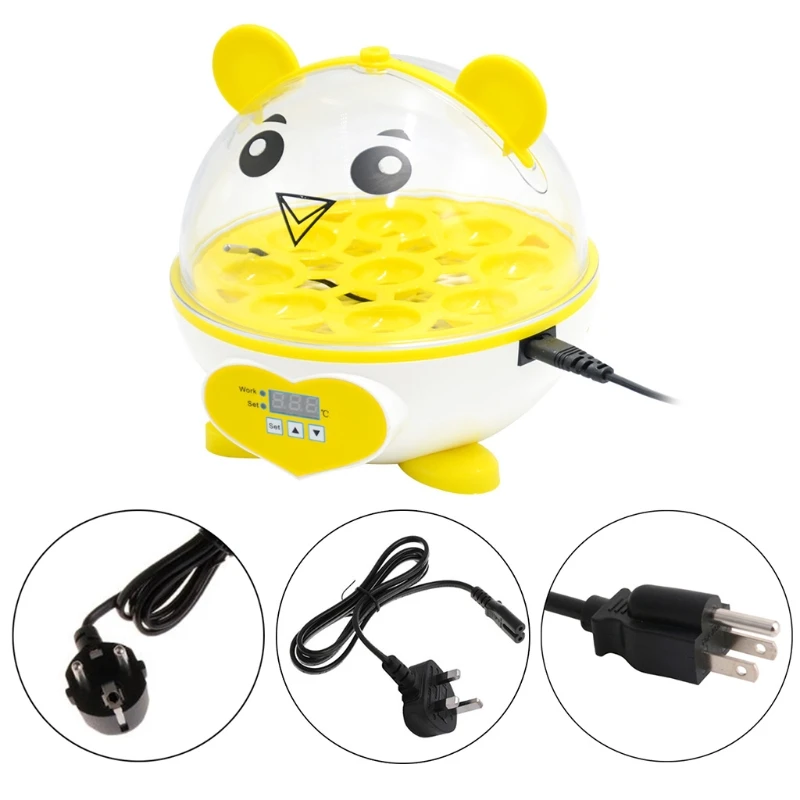 Инкубатор для яиц с 9 перегородками профессиональный мини-брудер птиц