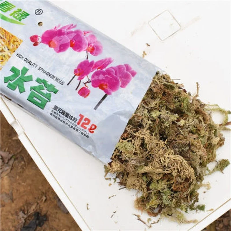 

12L High Quality Multifunction Garden Supplies Sphagnum Moss Moisturizing Nutrition Organic Fertilizer for Phalaenopsis Orchid