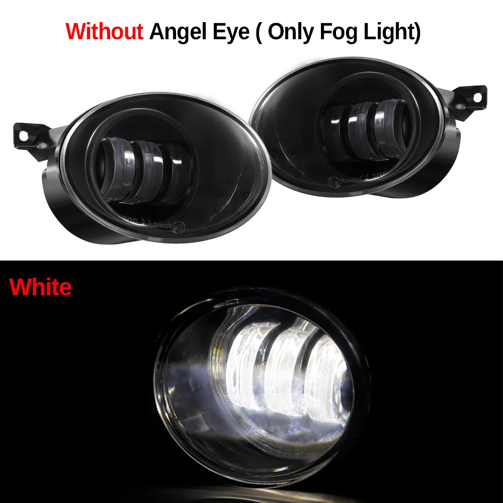 

2 светодиодных противотуманных фонаря с Angel Eye DRL 9006 Автомобильные противотуманные фары дальнего света для Volkswagen VW Golf Jetta 6 Tiguan 5N Touran Beetle EOS Caddy