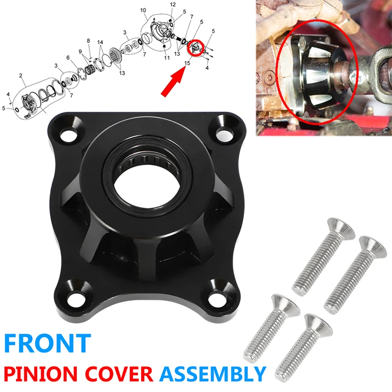 Front differential cover bearing and seal For Polaris Front Pinion Cover Assembly Kit 3236143 Scrambler Sportsman 850 1000