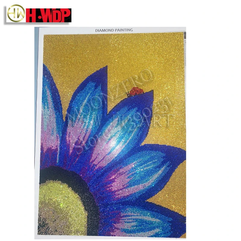 Набор для алмазной живописи Волшебная пыль в виде дельфина 100%