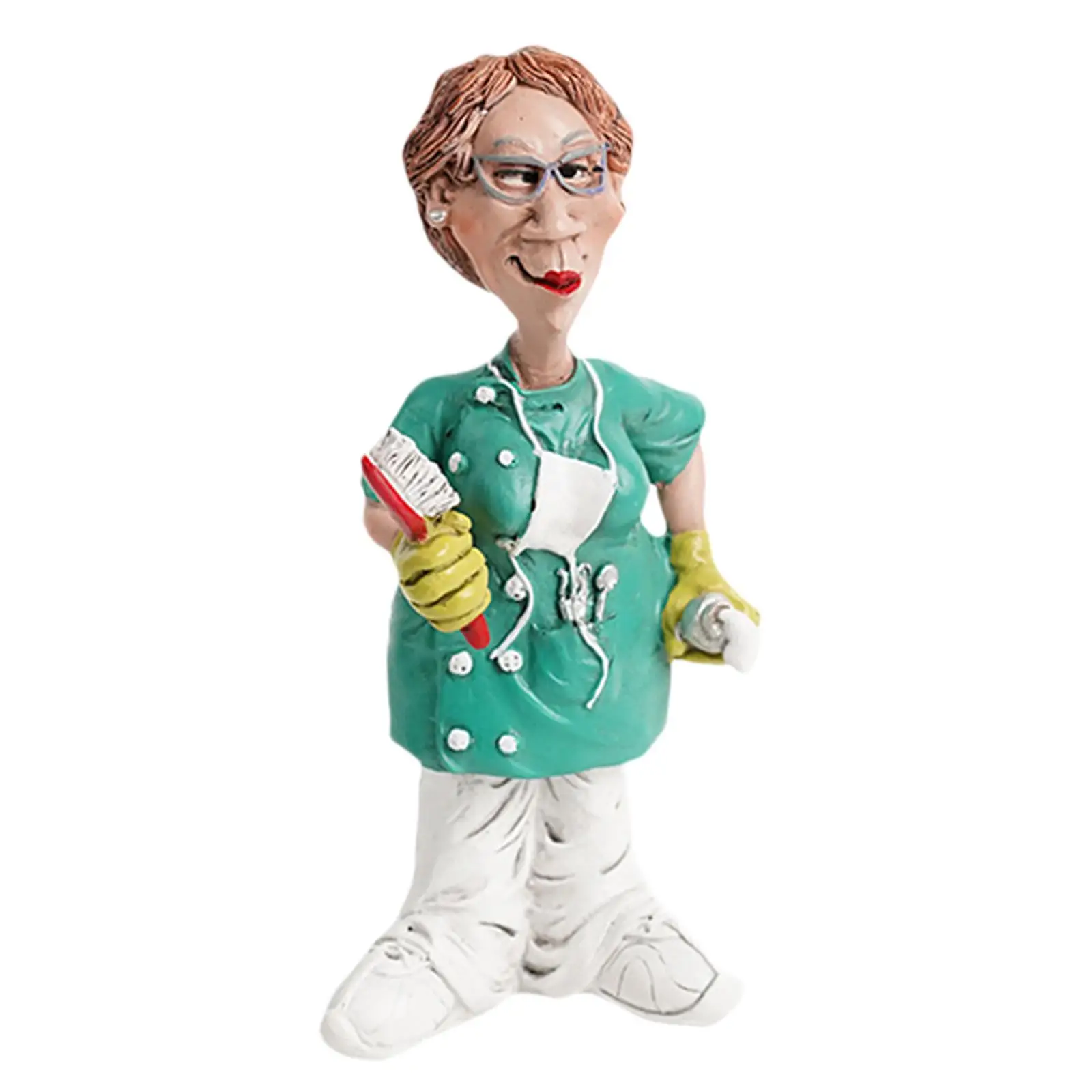 

Creative Women Resin Sculpture Ornament Crafts Desktop Birthday Gift Doctor