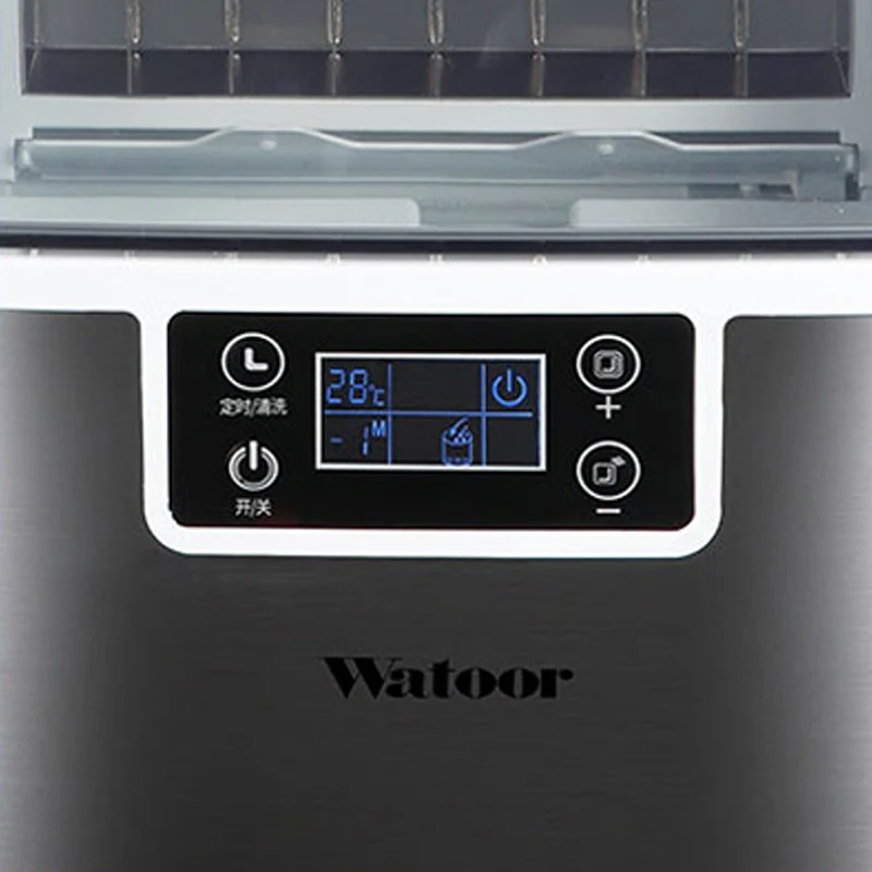 Электрическая льдогенератор 30 кг на 24 часа автоматическая ручная портативная