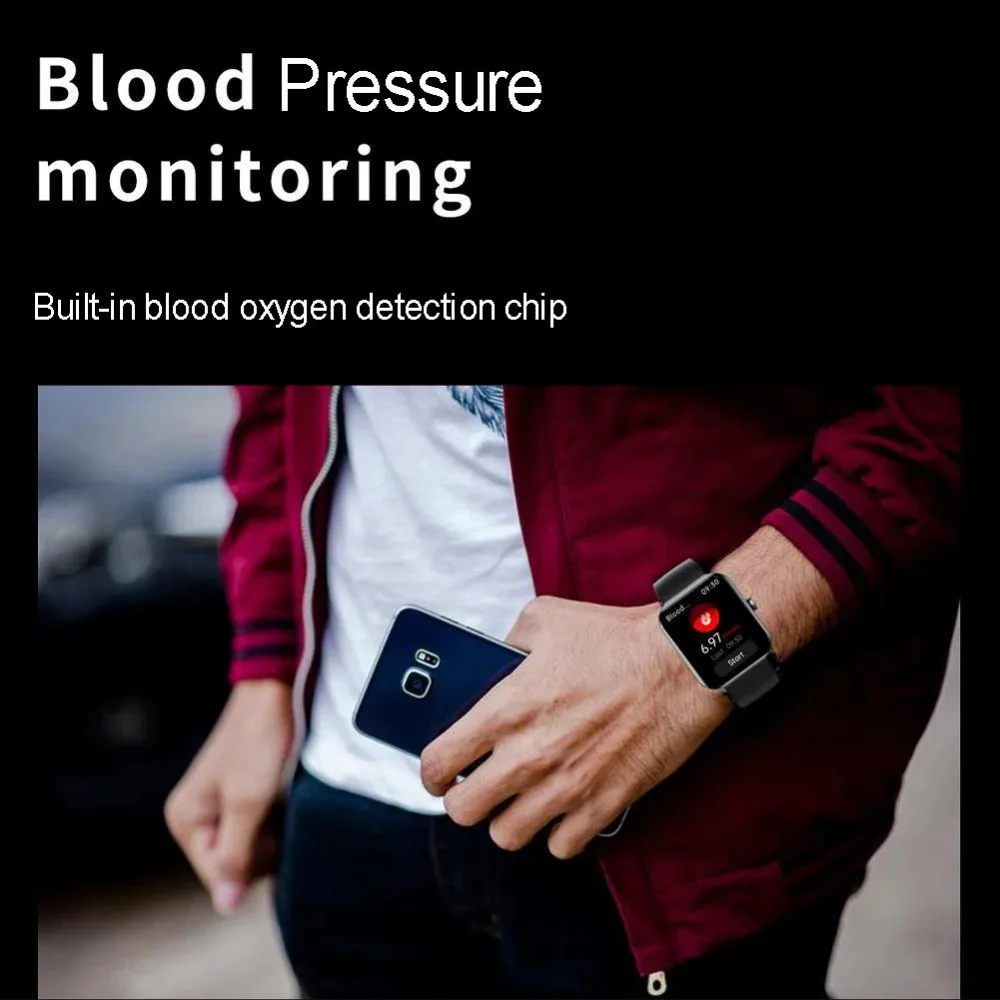 Смарт-часы F57L мужские с сенсорным экраном 2024 дюйма пульсометром и мониторингом