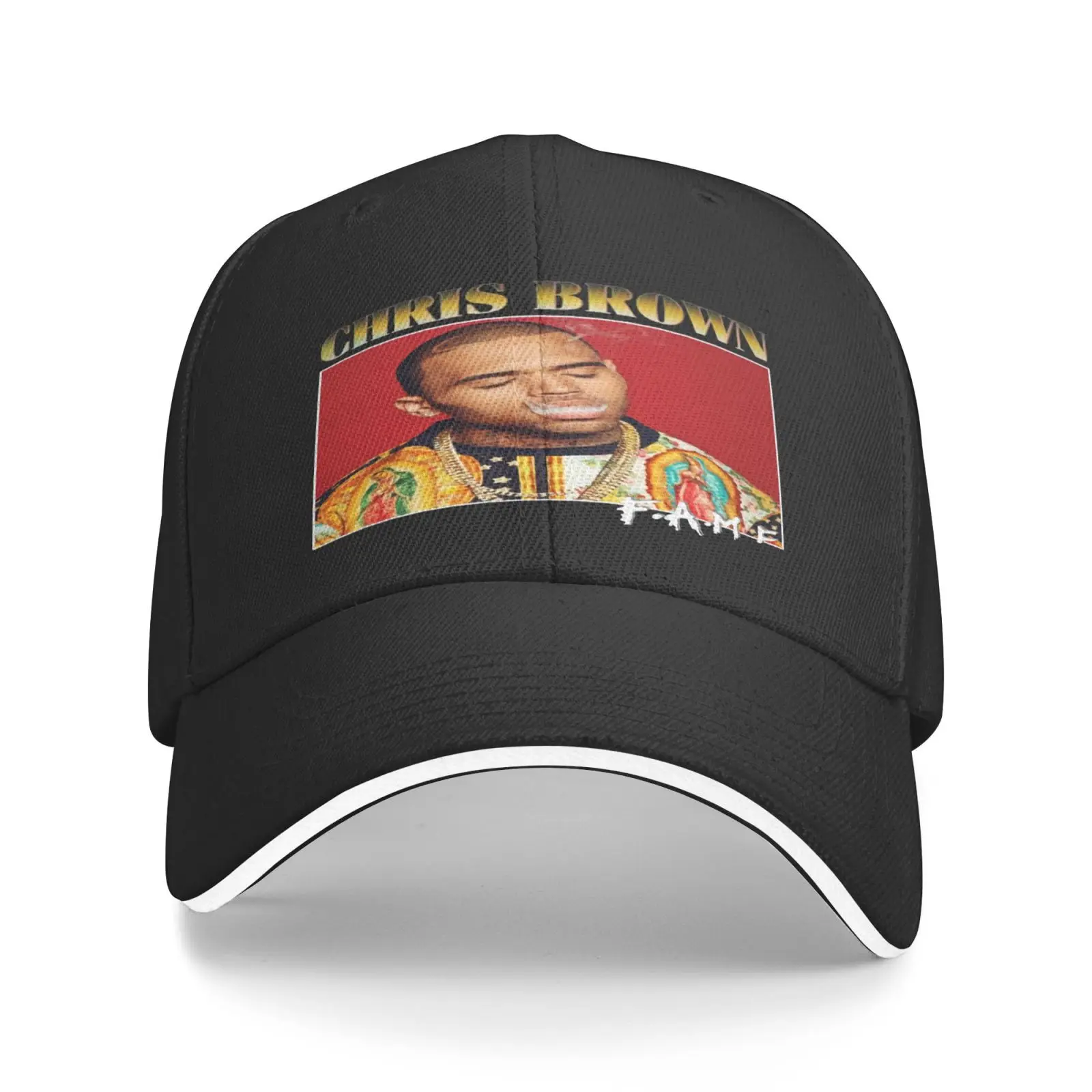 

Inspired By Chris Brown Fame Merch Men's Caps Cap Male Caps Women Hats Men's Berets Man Hat Cap For Boy Beret Men Hip Hop Caps