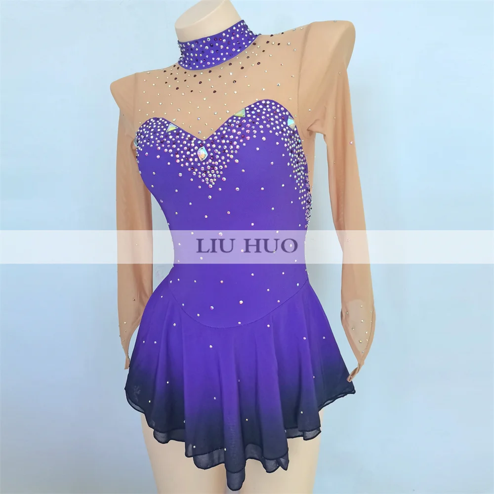 LIUHUO платье для фигурного катания на льду женщин и девочек-подростков