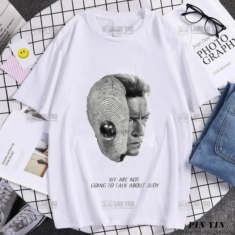 Футболка с коротким рукавом и круглым вырезом в стиле унисекс