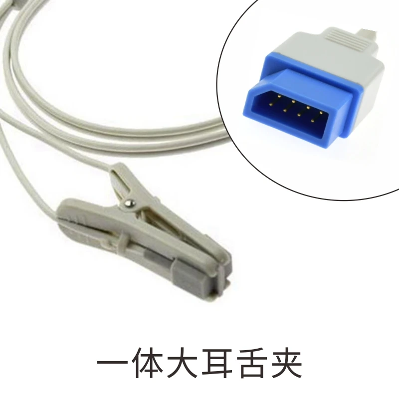 Силиконовый Датчик SPO2 с зажимом для пальцев взрослых и детей мониторинга