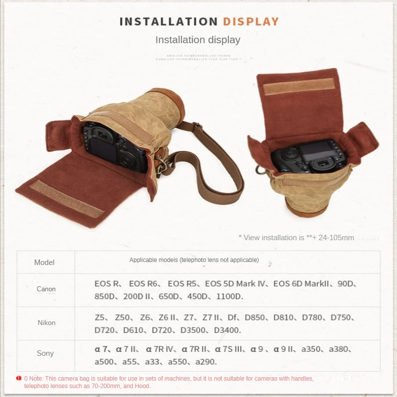 Shock-Absorbing Drop-Proof Second-Generation Camera Shoulder Bag 100D SLR Digital Liner Protection Messenger Canvas Cameras Bags