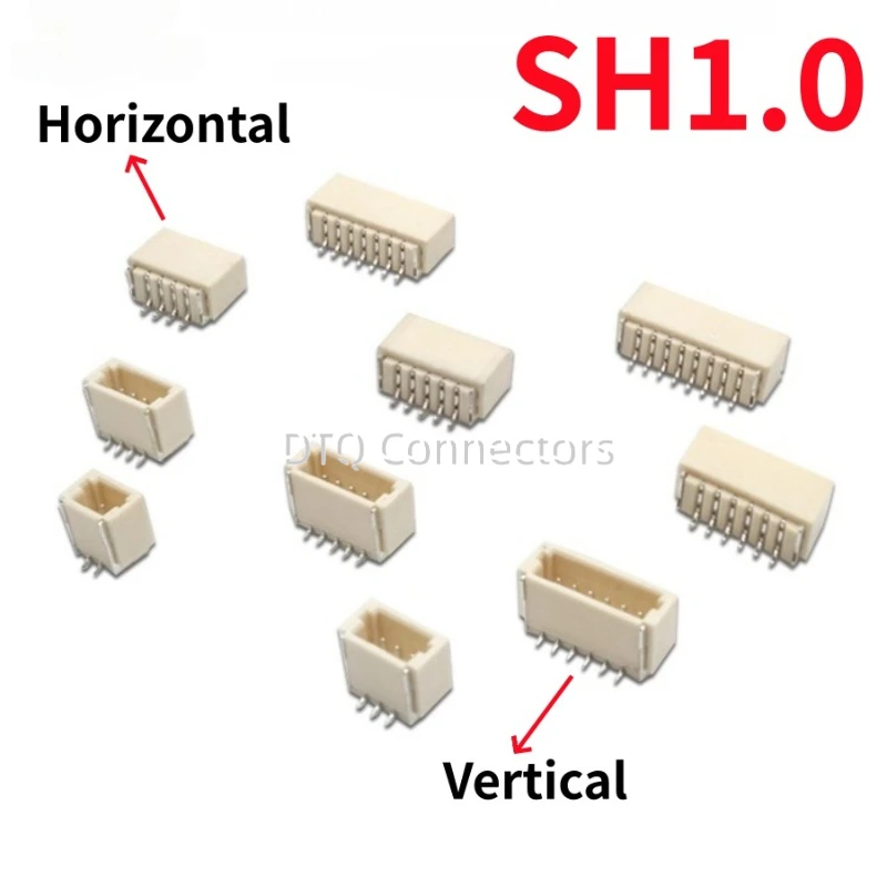 

JST SH1.0 разъем SMD 1,0 мм