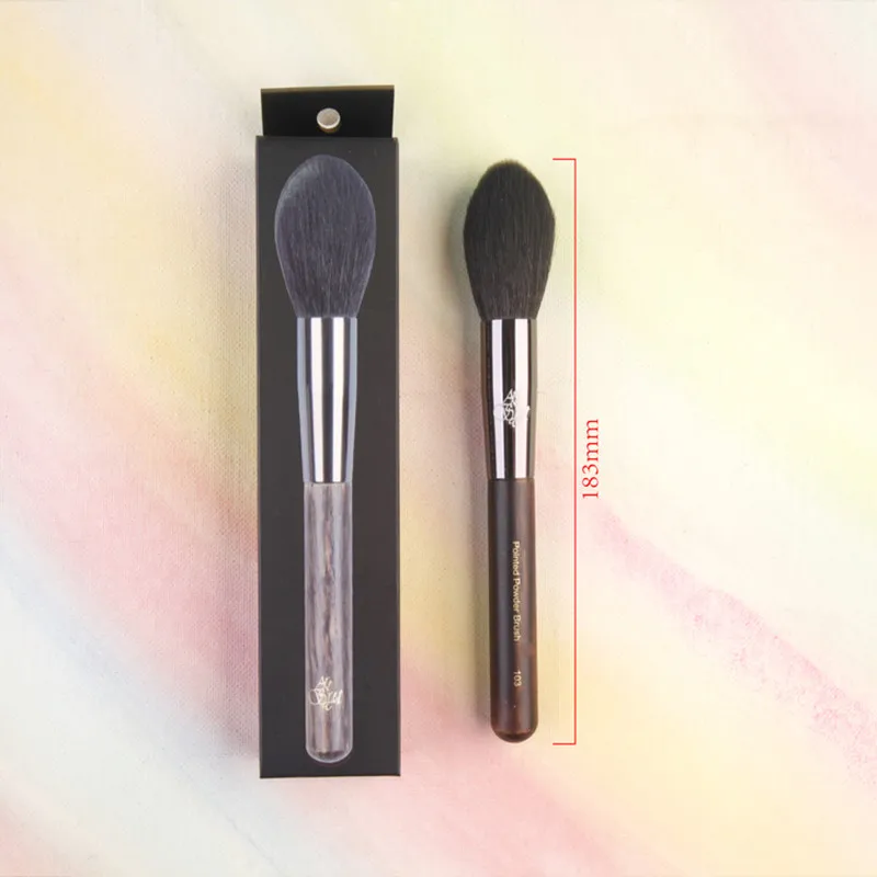 

ArtSecret High Grade #103 Pointed Powder Blush Brush Makeup Tools Cosmetics Fine Goat Hair Oak Wooden Handle Aluminum Ferrule