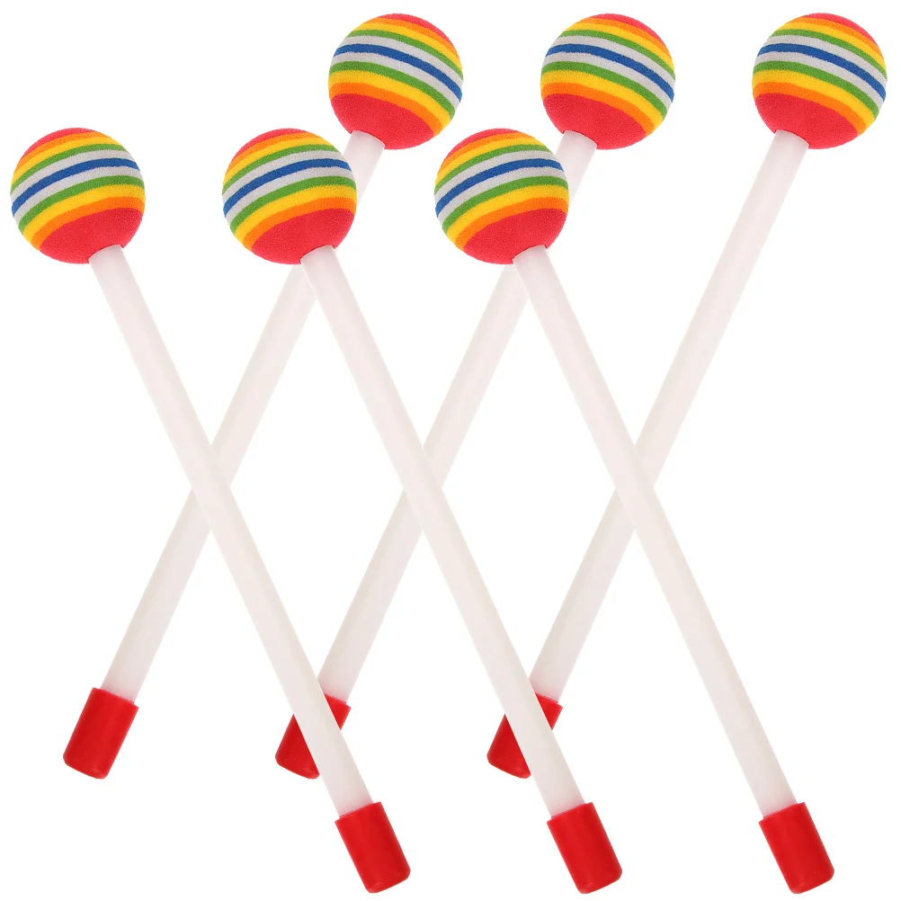 

Sponge Stick Drum Accessories Portable Mallet Lightweight Percussion Plastic Instrument Sticks Music