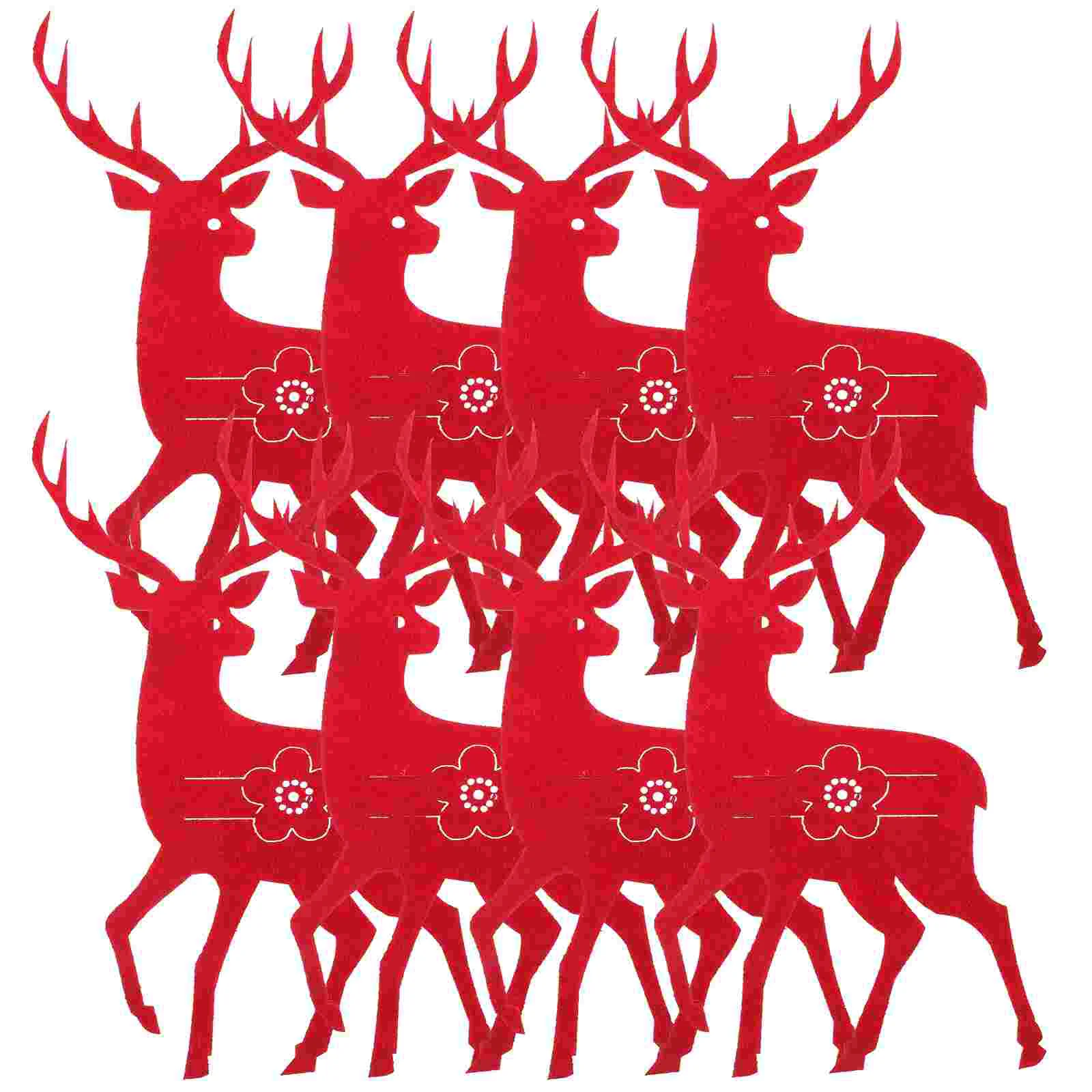 

Christmas Tableware Holder Silverware Bag Holders Decor Cutlerytable Elk Bags Flatware Cover Party Dinner Pockets Utensil