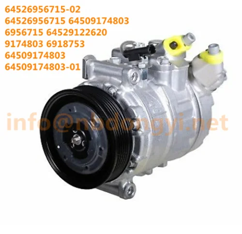 

A/C Air Conditioning Compressor for 64526956715-02 64526956715 64509174803 6956715 64529122620 9174803 6918753 64509174803 64509