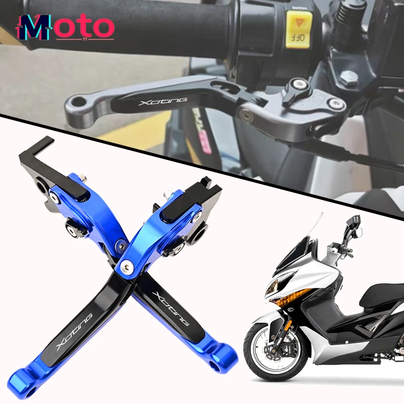 Алюминиевые Регулируемые короткие рычаги тормоза и сцепления для мотоцикла KYMCO