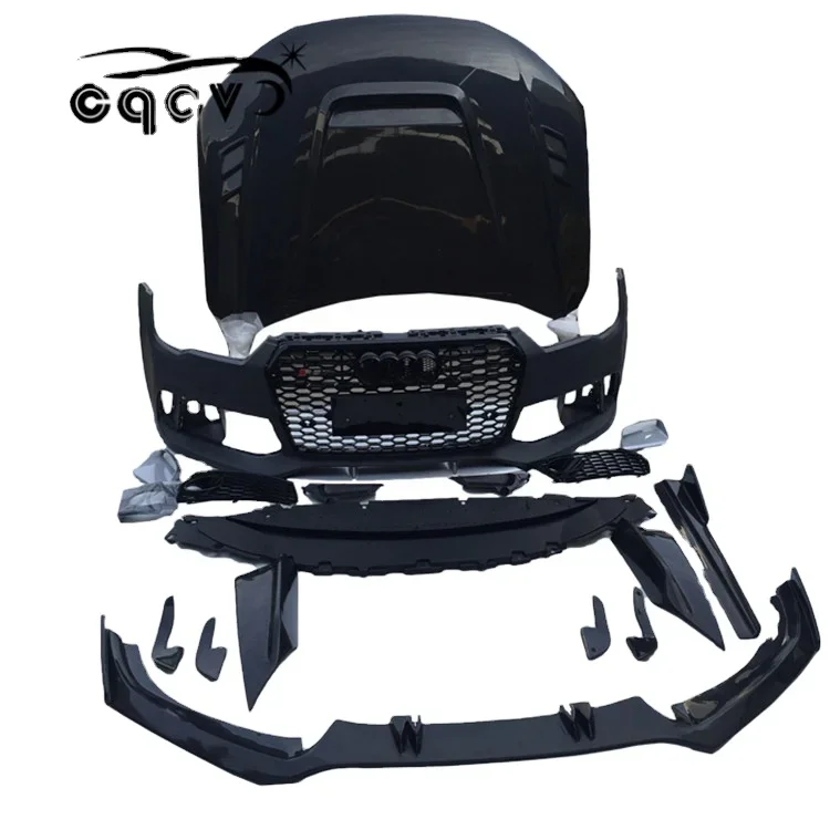 Обвес для Audi A7 в RS7 facelif передний бампер широкие/расклешенные крылья передняя губа