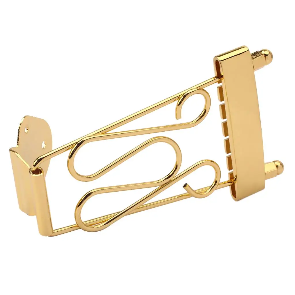 

Tailpiece with Mounting Screws Golden for Archtop Guitar Accessory DIY