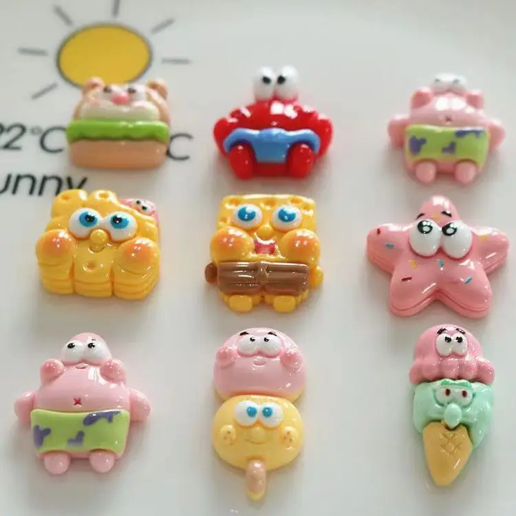 Яркое лицо Haibao печенье DIY кремовый клей домашний чехол для телефона кулон наклейка на холодильник шпилька для волос аксессуар из смолы