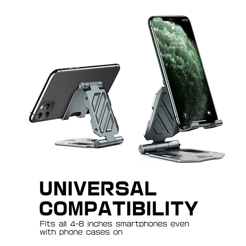 supcase aluminum tablet stand mobile phone desk stand holder universal folding adjustable mount holder for phone ipad 4 8 inch free global shipping