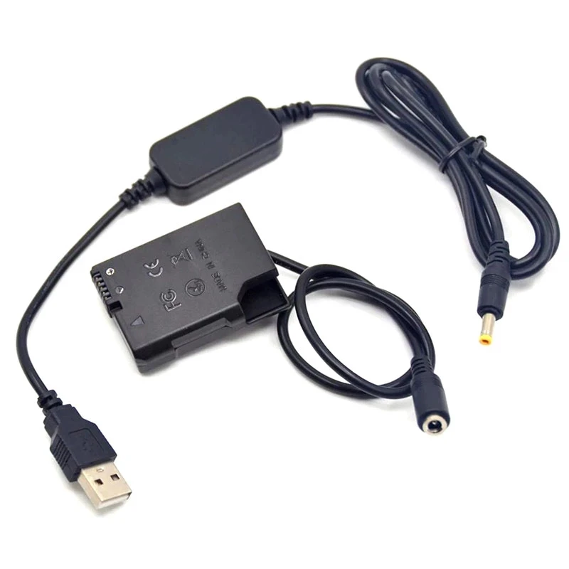 

EP-5A DC Coupler ENEL14 EN-EL14 Fake Battery+5V USB Cable Adapter For Nikon P7800 P7100 D5500 D5600 D3300 D3400 D5100 D3200 D3