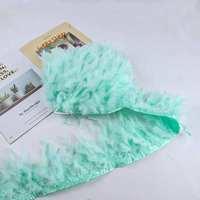 10 метров кораллового цвета окрашенная искусственная отделка ткани края DIY