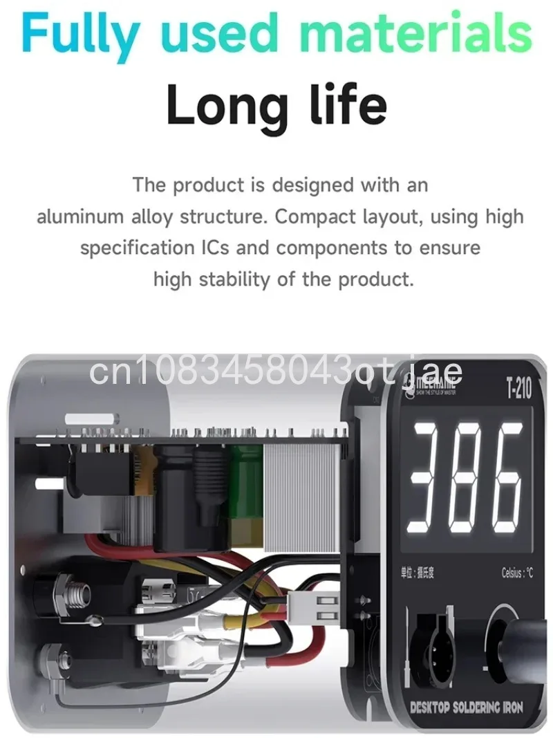 Механическая Подсветка большой дисплей интеллектуальная настольная паяльная