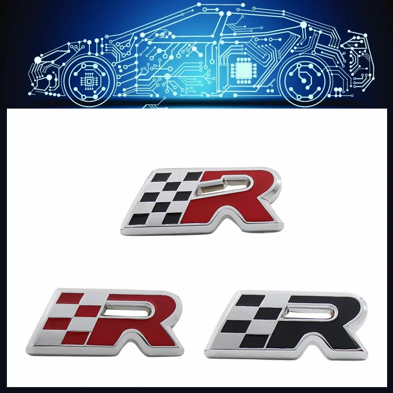 Премиальный металлический гоночный флаг R для Leon Cupra ALTEA IBIZA TOLEDO ограниченной серии автомобильный крыло заднего багажника декоративная эмблема значок наклейка.