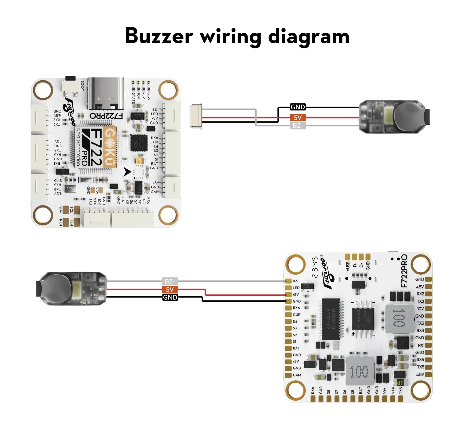 Flywoo Finder V1.0: Сигнализатор с зуммером 100 дБ и LED-подсветкой для FPV-дронов, поддержка BetaflightCleanflight, для поиска утерянных деталей радиоуправляемых квадрокоптеров (art.: 3920dc79b2e1d) - 3920dc79b2e1d