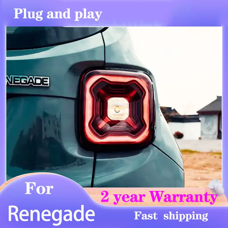 Автомобильные аксессуары для Jeep Renegade задние фонари 2015-2020 задний стоп-сигнал Enegade