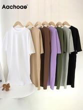 Aachoae-vestido holgado informal de algodón 100%...