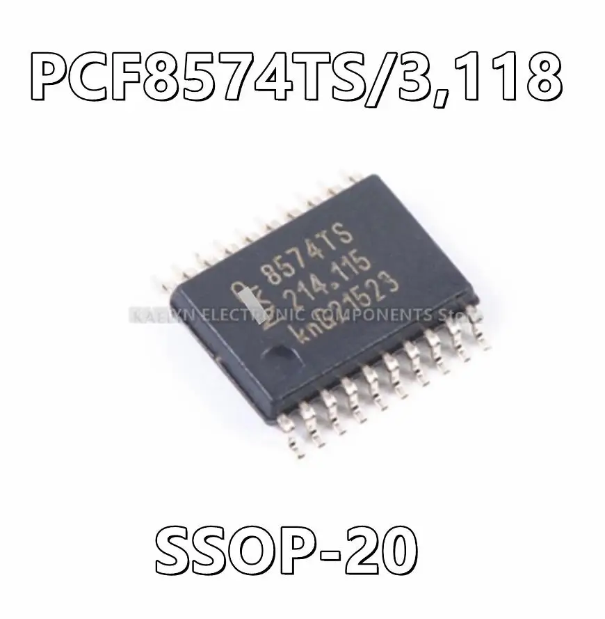 10 шт./лот PCF8574TS/3118 PCF8574TS I/O расширитель 8 I²C 100 кГц 20-SSOP 10 шт./лот PCF8574TS/3118 PCF8574TS I/O расширитель 8 I²C 100 кГц 20-SSOP
