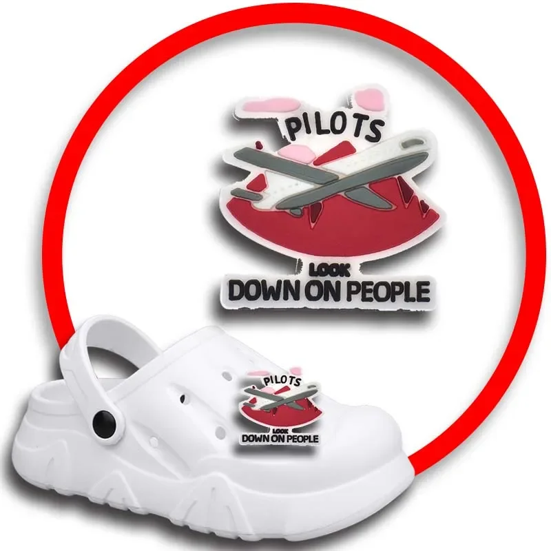 samolot zawieszki do butów dla Crocs sandały damskie drewniaki przypinki ozdoby akcesoria mężczyźni odznaki chłopcy dziewczęta dzieci