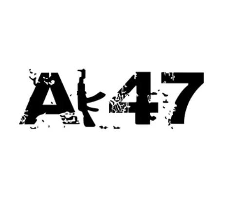 Виниловая наклейка на авто AK 47 | Автомобили и мотоциклы