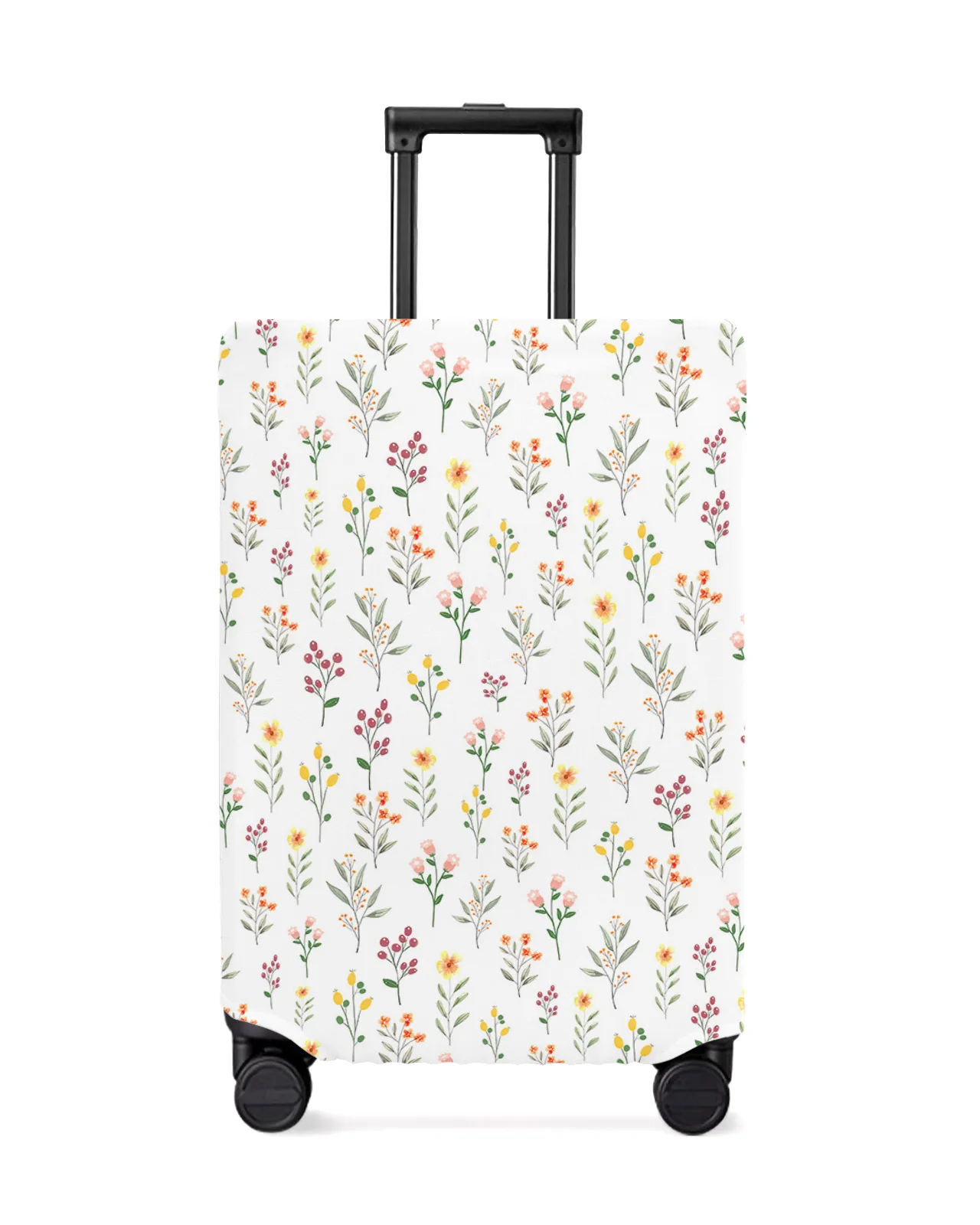

Watercolor Flower Leaf Travel Luggage Cover Elastic Baggage Cover For 18-32 Inch Suitcase Case Dust Cover Travel Accessories