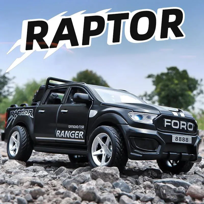 

1:32 Ford Raptor F350 Pickup Simulation car of Model Alloy Toy car muscle vehicle children Classic Metal Cars birthday gifts