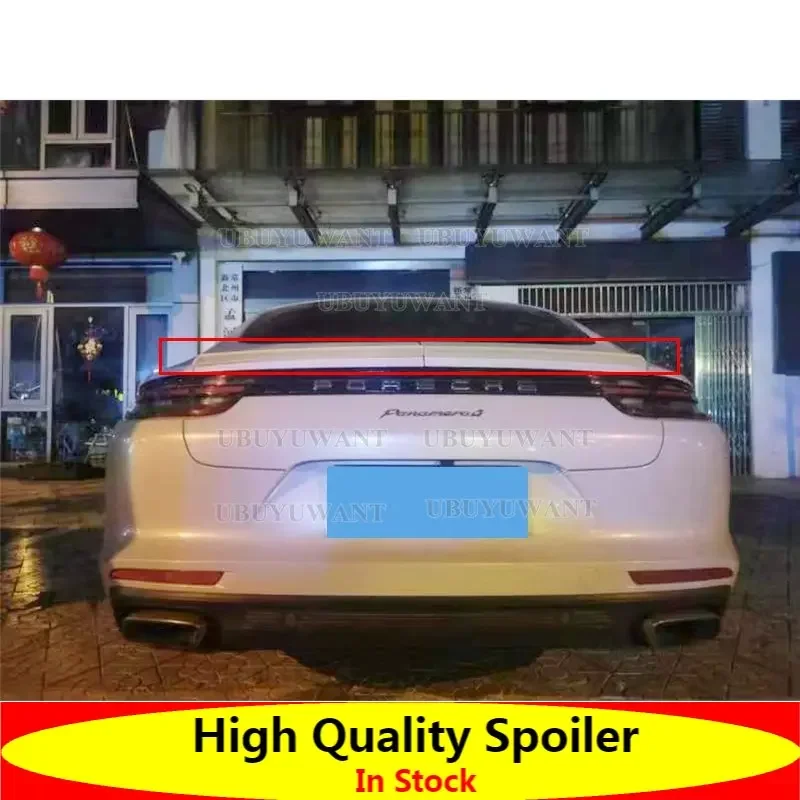 

Для Porsche Panamera 971 2017 2018 2019 2020 2021 2022 2023 автомобильный Стайлинг АБС глянцевый черный УГЛЕРОДНЫЙ Задний спойлер