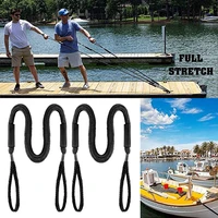4ft elastic bungee boat dock lines stretching mooring rope foam float shock cord anchoring docking rope for boat kayak