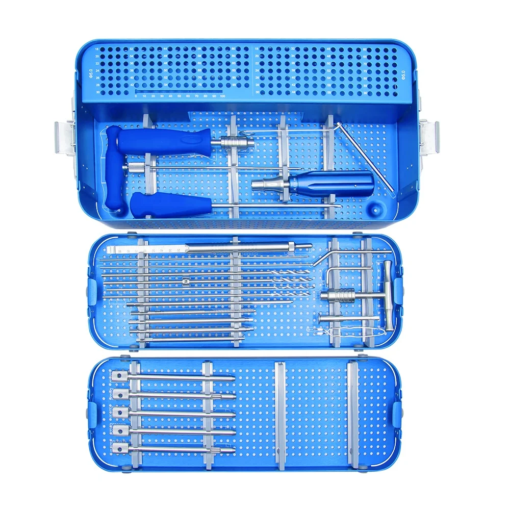 

Meditech Hot Products Orthopedic Surgical Large Fragment Locking Plate Instrument Set