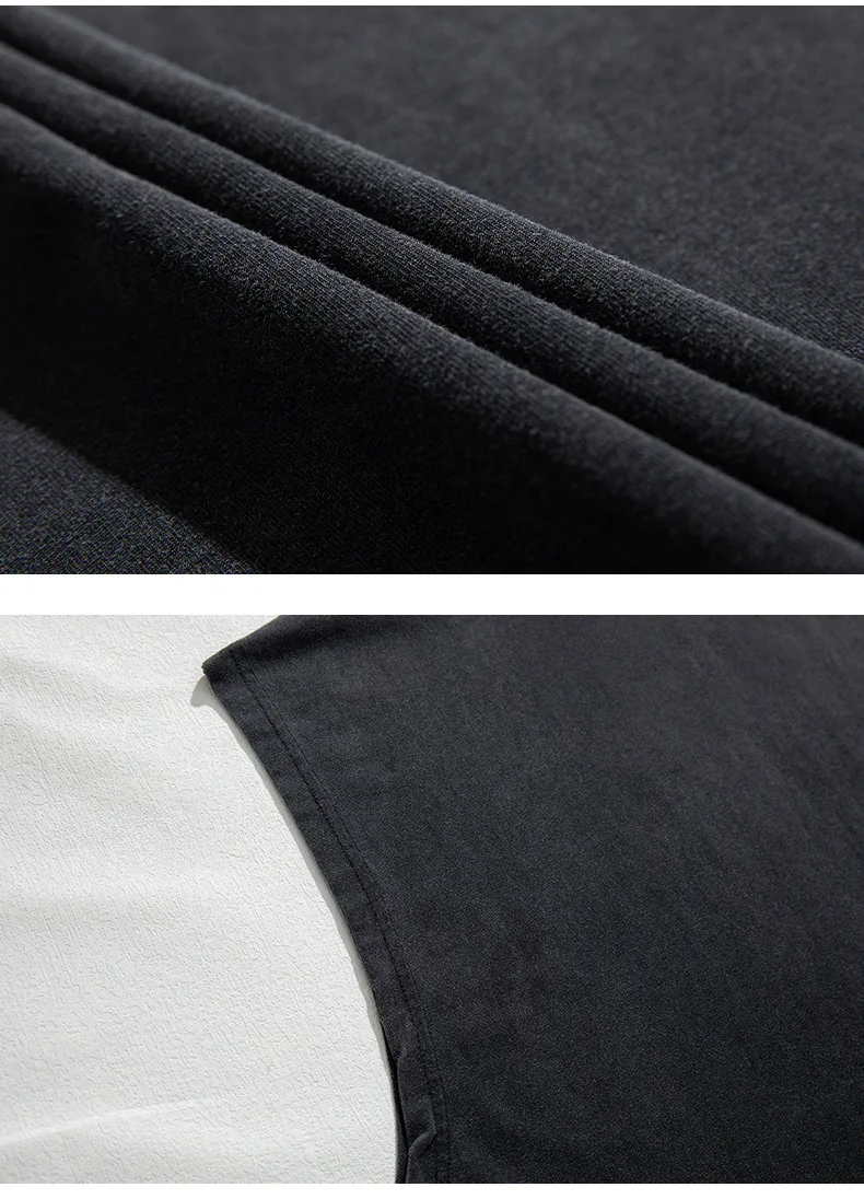 Japanese Men's Sports Thin Versatile Loose Baggys Shorts Elastic Waist Vintage Cotton Tank Top Sleeveless T-shirt Set Menswear