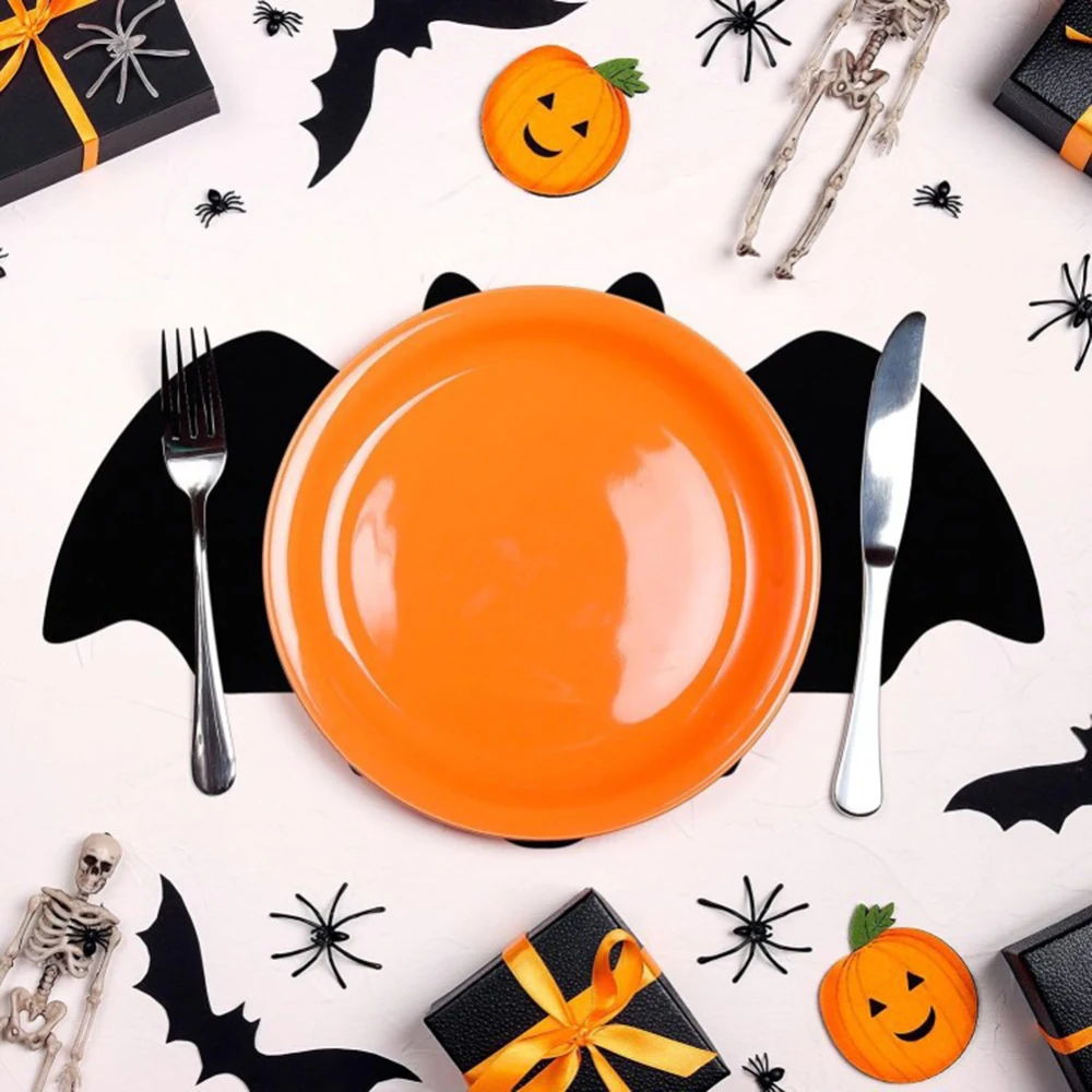 5 пакетов войлочных салфеток с летучими мышами забавные термостойкие