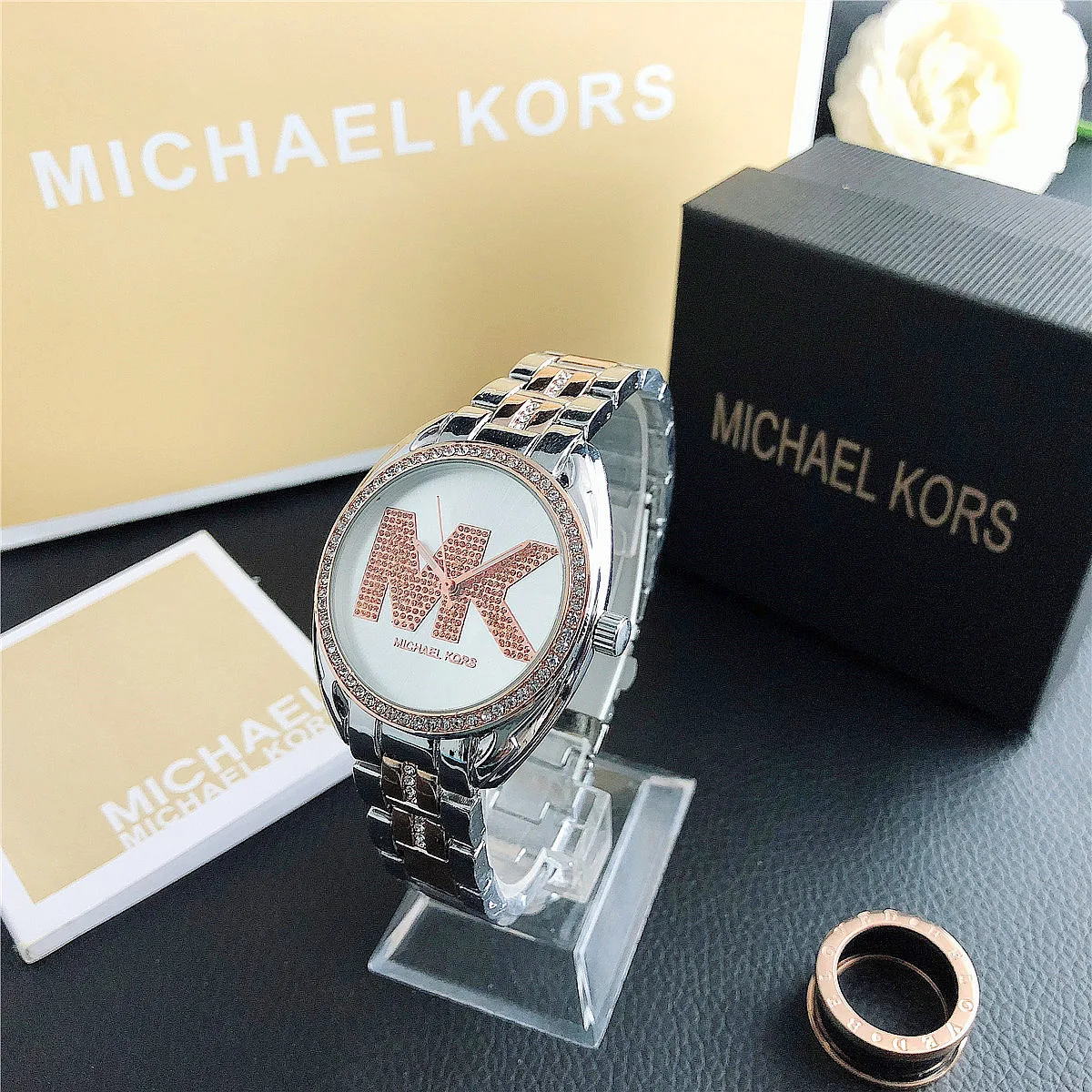 Совершенно новая модная сумка Michael Kors MK с кристаллами в виде букв, розовая, стильная и индивидуальная женская сумка. (art.: 3920dce5c4d1b) - 3920dce5c4d1b