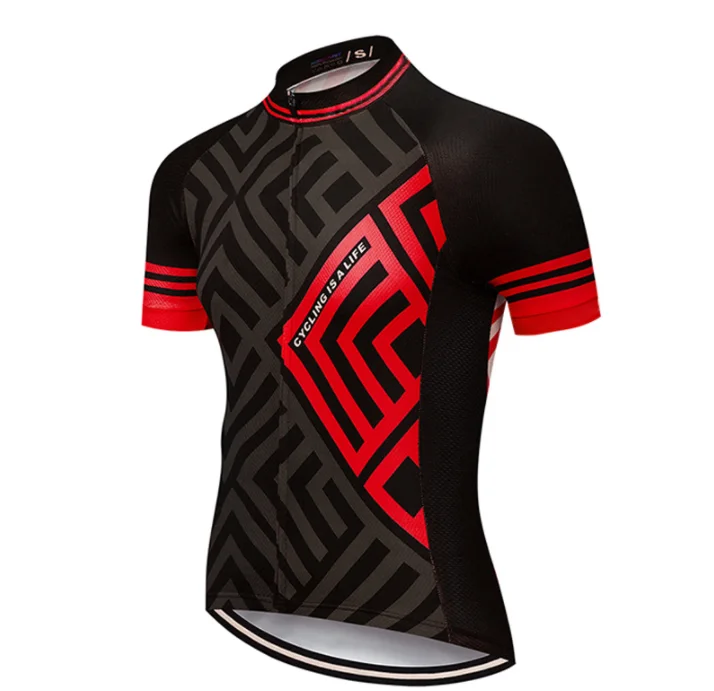 Enlarge Professional Sublimation Transfer Blank Bicycling Mountain Bike Clothing Summer Short Sleeve Cycling Jersey Wear