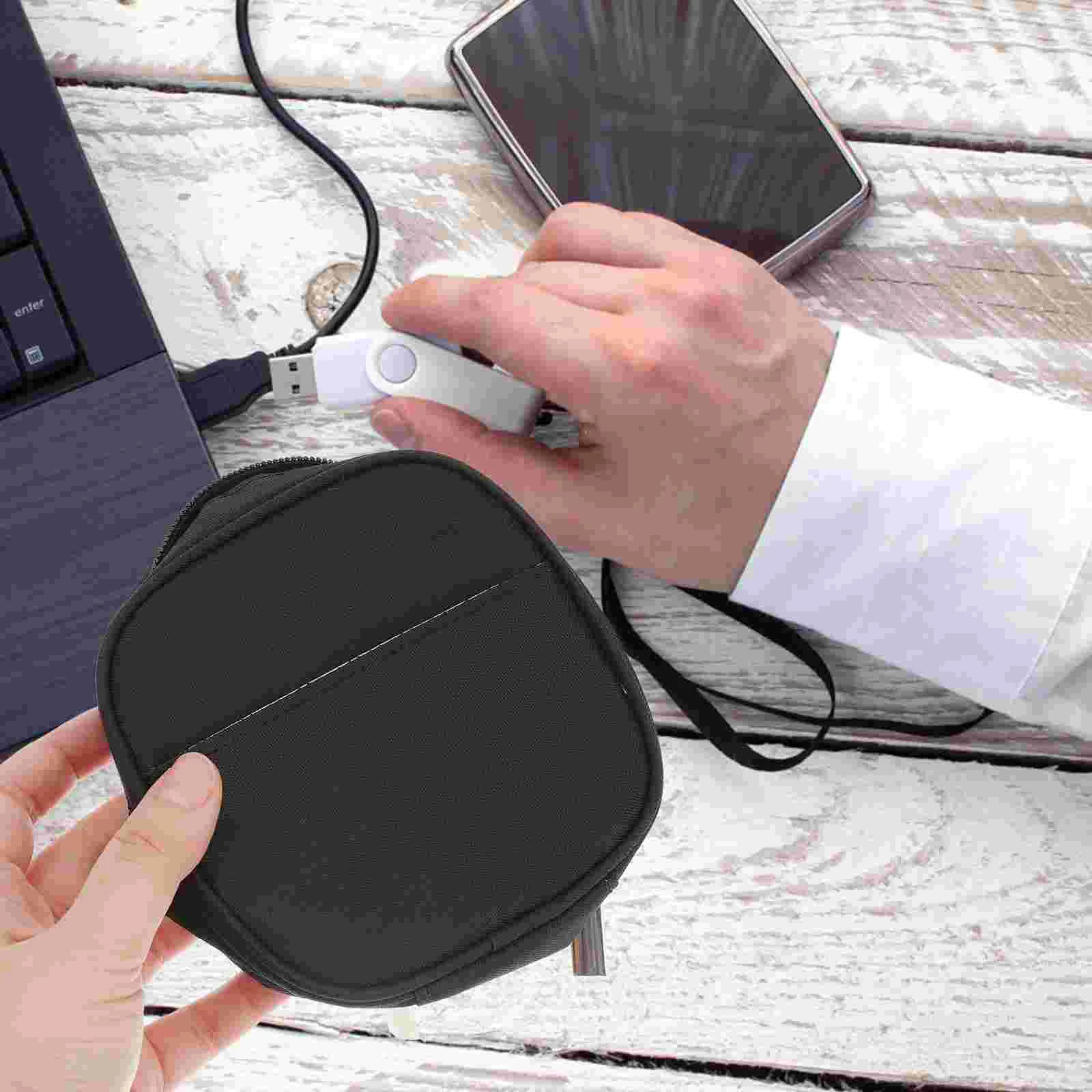 

Organizer Cable Storage Electronics Case Earphone Pouch Travel Cord Portable Management Carrying Earbud Storage organizer