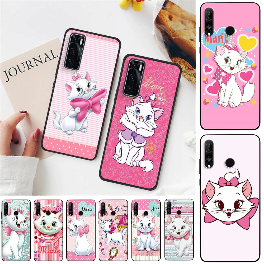 

Милый розовый чехол с рисунком кота Мари для VIVO Y11 11 11S 12S 15 17 19 20 21S 30 33S 55S 75 76 81 85 89 91C S1 Pro T1