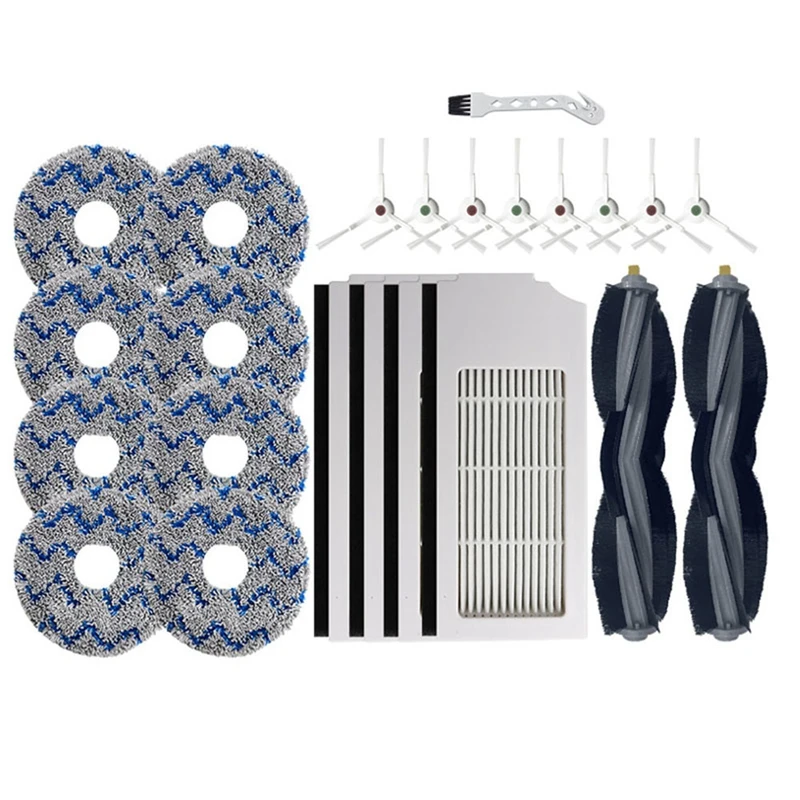 

Для Ecovacs Deebot X1 TURBO /OMNI Запчасти для робота-пылесоса, щетка, HEPA фильтр, Швабра, аксессуары