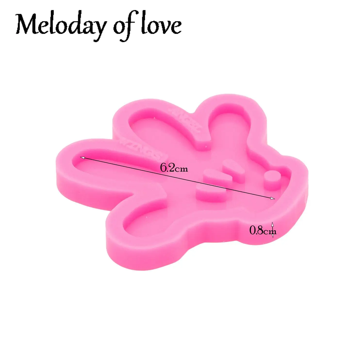 Сияющая ручная молдовская форма для подвесок с языком жестов "Я тебя люблю" и "ОК" DY0118.