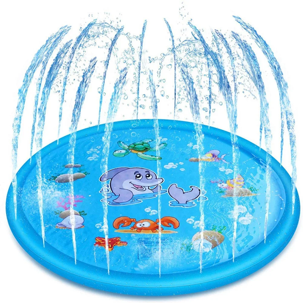 

Water Games Mat 170cm Lawn Spray Water Cushion Beach Pad Sprinkler For Outdoor