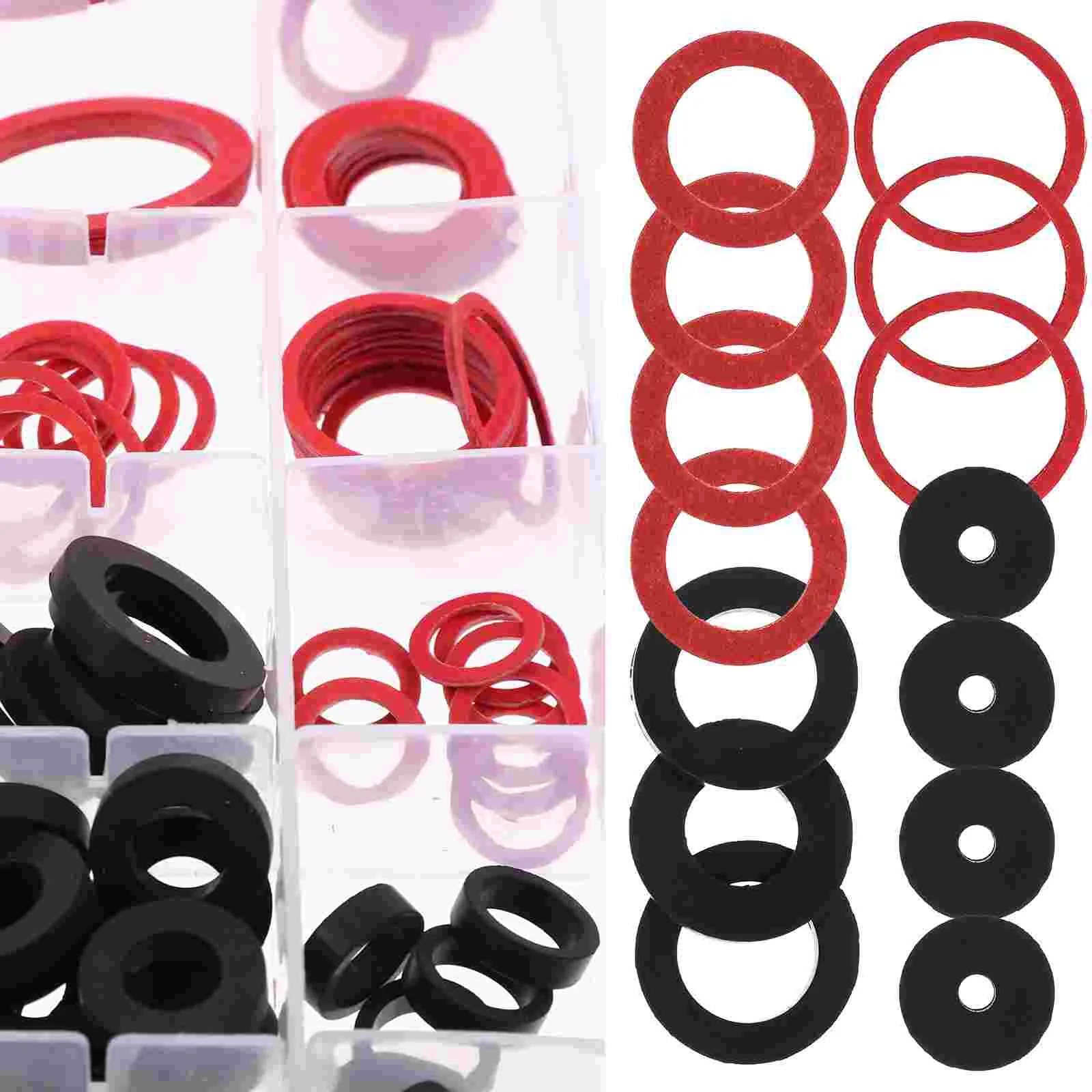 

Ringrubber Washer Kit Hose Washersgasket Assortment Repairgarden Plumbing Grommets Household Sealing Bib Rings Flat Outdoor