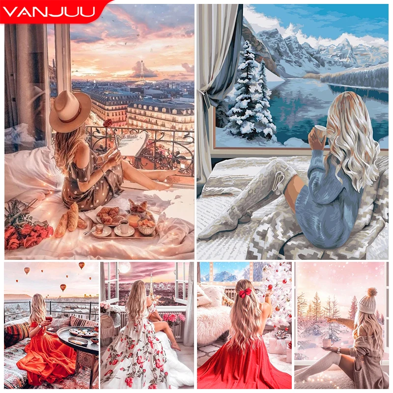 

Oil Painting 5D DIY Diamond Painting Kit Character Portrait Diamond Embroidery Painting Full Diamond Mosaic Home Decor Gift