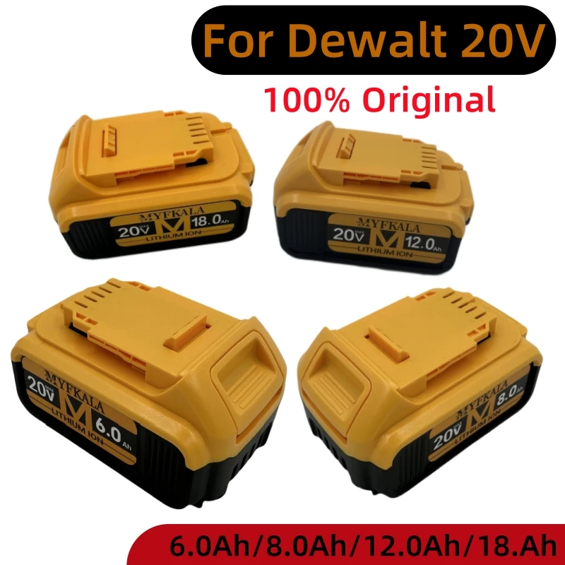 Аккумулятор 6A/8A12A/18A 20 В для электроинструмента Dewalt DCB206 18 0 Ач